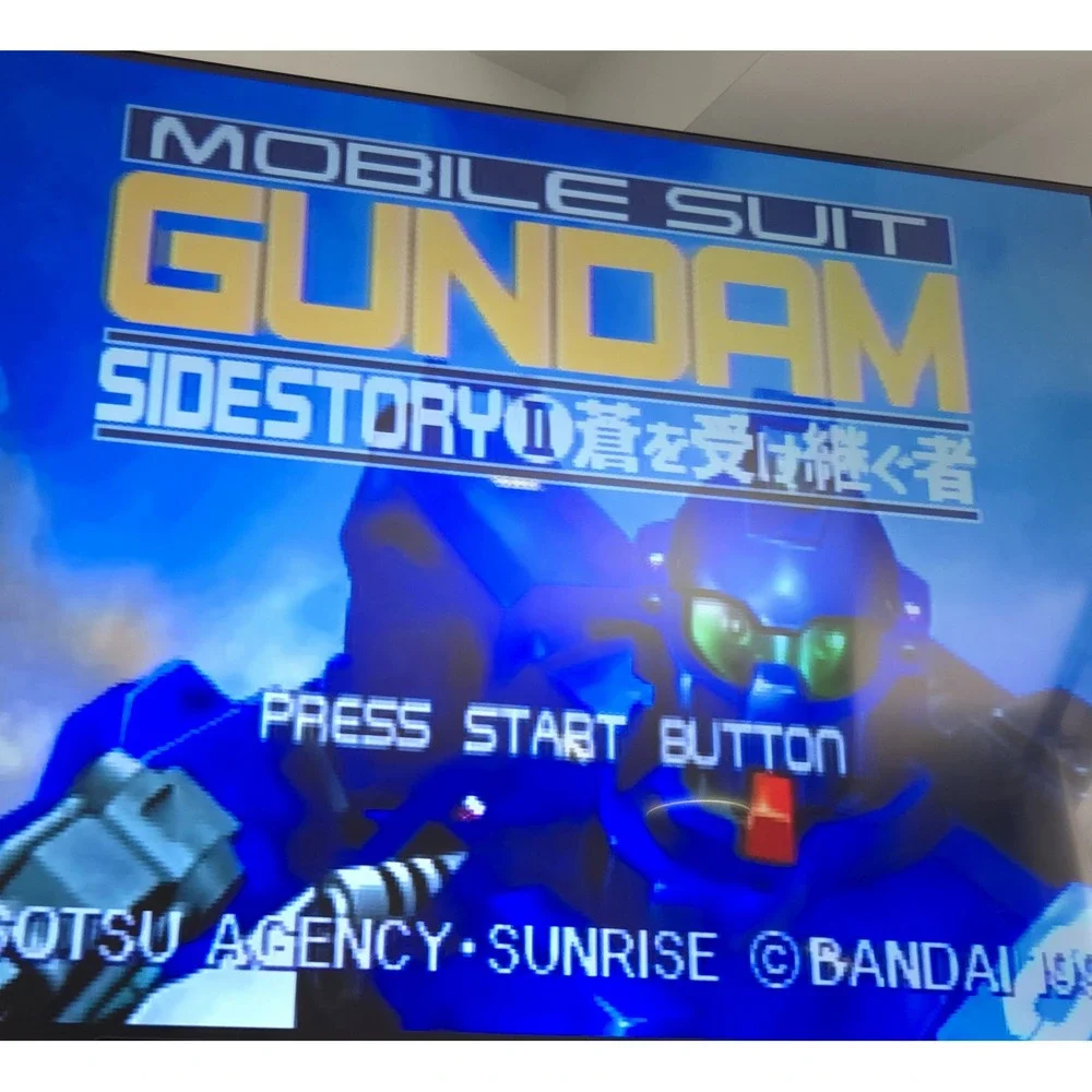 Gundam Side Story II Ao wo Uketsugu Mono - Saturn Japan CIB Tested - US Shipping